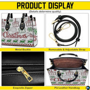 Personalized Christmas Holiday Elements Handbag for Christmas Gift