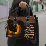 Personalized Leather Handbag for Black Women, Custom African Purse Bag Set, Birthday Meaningful Gifts for Mom, Friend