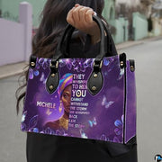 Personalized Leather Handbag for Black Women, Custom African Purse Bag Set, Birthday Meaningful Gifts for Mom, Friend