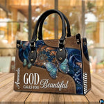 Personalized Christian Leather Handbag – Custom Purse Faith Gift for Mom, Grandma, Women Birthday or Christmas