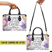 PREAUREUM "{split_values}" Personalized {collection_title} Leather Handbag
