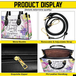 PREAUREUM "{split_values}" Personalized {collection_title} Leather Handbag
