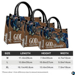 Personalized Christian Leather Handbag – Custom Purse Faith Gift for Mom, Grandma, Women Birthday or Christmas