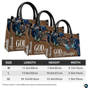 Personalized Christian Leather Handbag – Custom Purse Faith Gift for Mom, Grandma, Women Birthday or Christmas