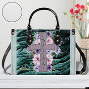 PREAUREUM "{split_values}" Personalized {collection_title} Leather Handbag
