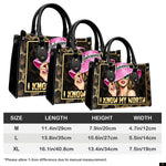 PREAUREUM "{split_values}" Personalized {collection_title} Leather Handbag