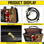 Four-panel showcase illustrating design details, hardware, and interior layout.