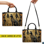 Black Cat Leather Bag – Vintage Cat Art Handbag, Stylish Animal-Themed Purse, Unique Gift for Cat Lovers