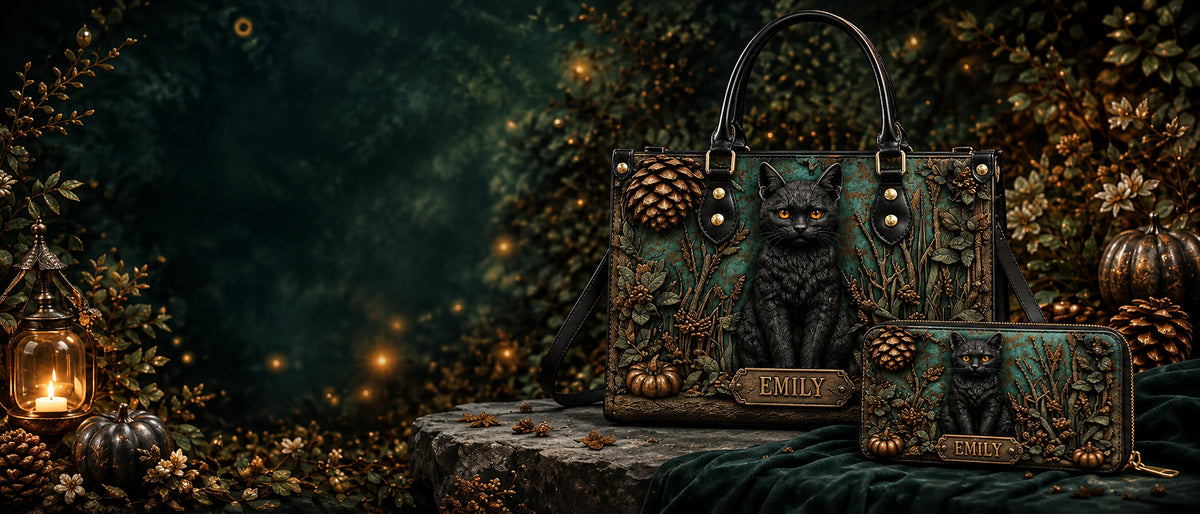 3D Effect Leather Handbags