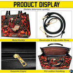 Personalized Witch Leather Bags, Halloween Purses For Women, Witch Art Bag, Spooky Halloween Purses, Holiday Gifts