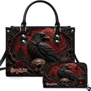 Personalized Bird dark fantasy gothic art Shoulder Bag