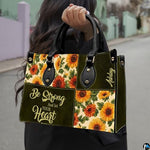 Personalized Christian Leather Handbag, Jesus Christian Tote Bag, Bible Purse, Religious Bags Gift for Mom, Women