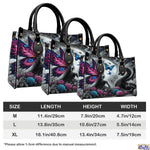 PREAUREUM "{split_values}" Personalized {collection_title} Leather Handbag