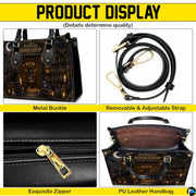 Bookstore Leather Bag, Book Purse for Book Lovers, Shoulder Bag