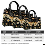 PREAUREUM "{split_values}" Personalized {collection_title} Leather Handbag