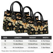 PREAUREUM "{split_values}" Personalized {collection_title} Leather Handbag