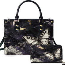 PREAUREUM "{split_values}" Personalized {collection_title} Leather Handbag