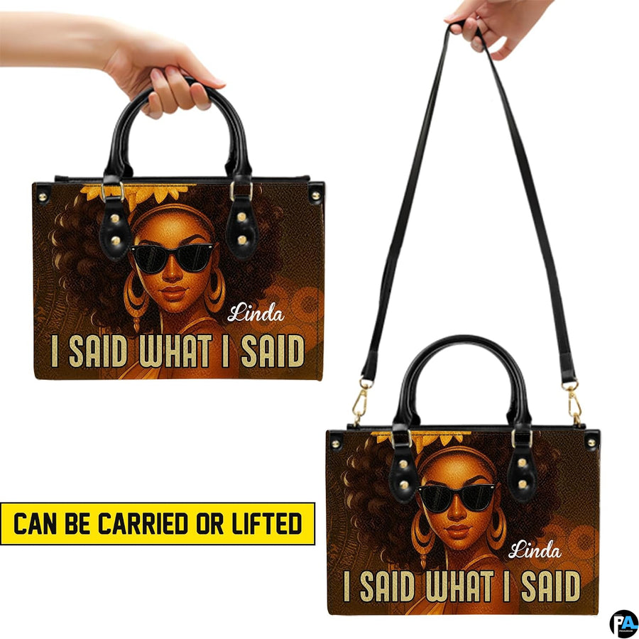 Visual demonstration displaying handheld and over-shoulder carrying arrangements.