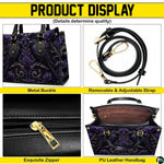 Four-panel layout presenting multiple perspectives and crisp graphic views of the gothic raven art accessory.