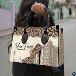 Personalized African American Leather Bag, African Purse, Gifts for Black Girl Women, Black History Handbags