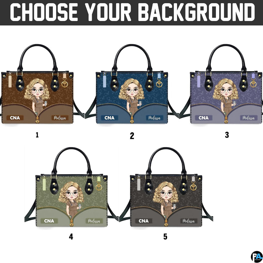 Five background color options displayed in numbered grid layout.