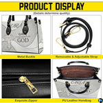 Personalized Christian Leather Handbag – Custom Purse Faith Gift for Mom, Grandma, Women Birthday or Christmas