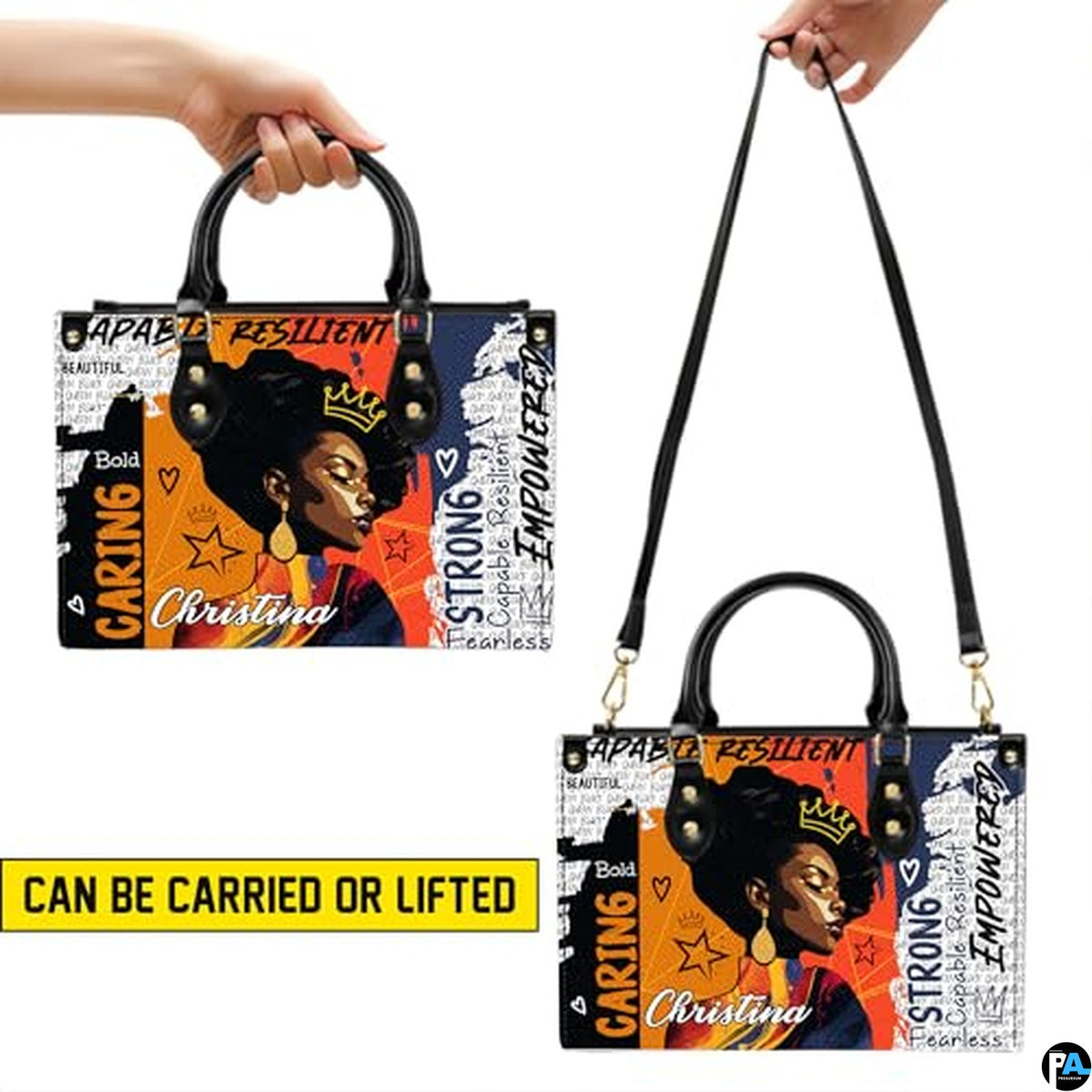 Christian Gifts for Women Faith, Customized Christian Leather Handbag, Jesus Bag, Bible Purse, Inspirational Religious