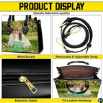 Four-panel showcase illustrating design details, hardware, and interior layout.