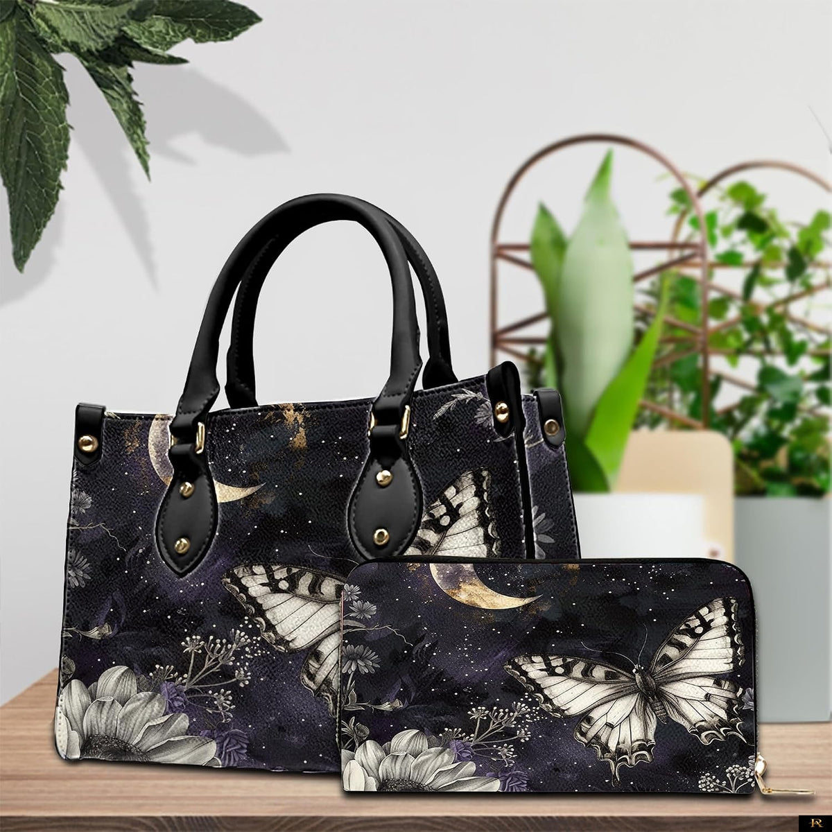 PREAUREUM "{split_values}" Personalized {collection_title} Leather Handbag