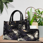 PREAUREUM "{split_values}" Personalized {collection_title} Leather Handbag
