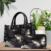 PREAUREUM "{split_values}" Personalized {collection_title} Leather Handbag