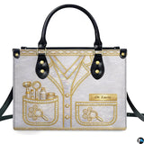 Dermatologist Coat Gold Dermatoscope Handbag
