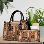 Bookstore Leather Bag, Book Purse for Book Lovers, Shoulder Bag