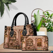 Bookstore Leather Bag, Book Purse for Book Lovers, Shoulder Bag