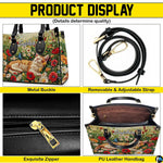 Visual display collage presenting cat butterfly art details across multiple graphic perspectives.