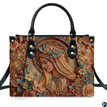 Open handbag interior display showing roomy main storage compartment.