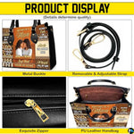 Mothers Day Gift Leather Bag- Personalized Grandmas Purse With Grandkids Names, Grandma Handbag Birthday Gifts For Mom Women