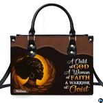 Personalized Leather Handbag for Black Women, Custom African Purse Bag Set, Birthday Meaningful Gifts for Mom, Friend