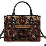 Base angle presenting the structured bottom panel and floral accents of the cute ghost art accessory.