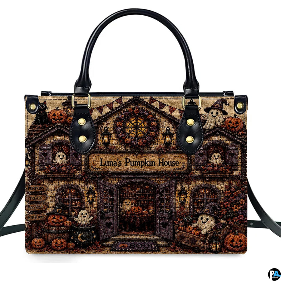 Base angle presenting the structured bottom panel and floral accents of the cute ghost art accessory.