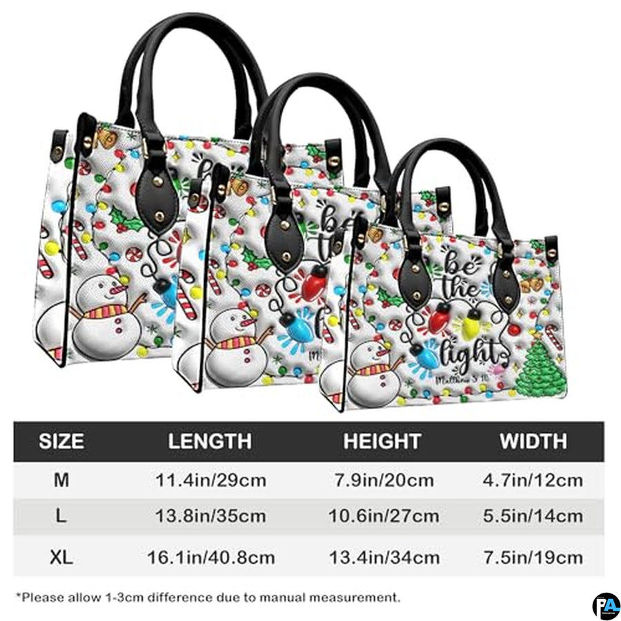 Personalized Tree festive Christmas Handbag