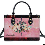 PREAUREUM "{split_values}" Personalized {collection_title} Leather Handbag