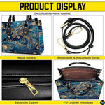 Personalized Dragon Leather Handbag, Fantasy Gothic Purse for Women, Mythical Shoulder Bag Gift for Dragon Lovers