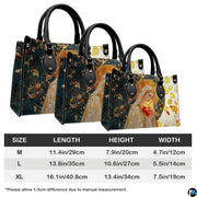 Dimensional sizing chart showing medium, large, and extra-large options with measurements.