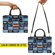 Personalized Christian Leather Handbag For Women, Bible Purse, Religious Bags Christian Gift For Women Her, Jesus Bag