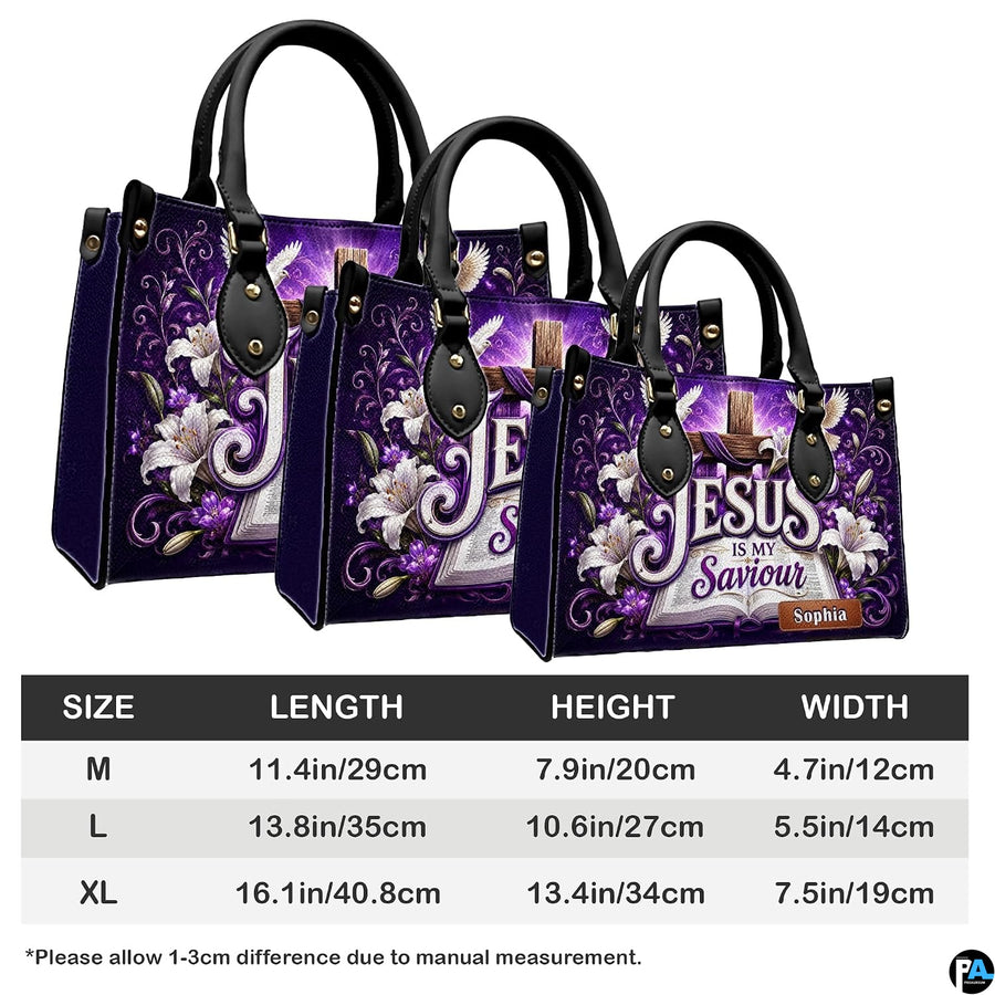 Dimension comparison diagram outlining proportions across medium, large, and extra large handbag options.