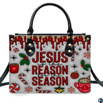 Personalized Jesus Is The Reason Handbag, Removable Strap