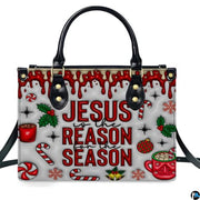 Personalized Jesus Is The Reason Handbag, Removable Strap