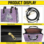 Matching zip wallet featuring the regal crowned unicorn illustration on mauve backdrop.
