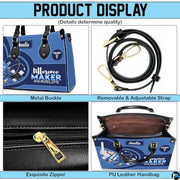 Personalized Nurse Leather Bag – Custom Medical Handbag & Purse Set with Name Gifts for Nursing Student Christmas Gift